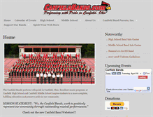 Tablet Screenshot of canfieldbands.com